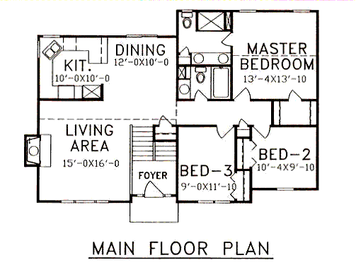 main floor house blueprint