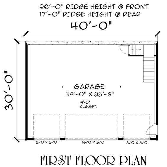 main floor house blueprint
