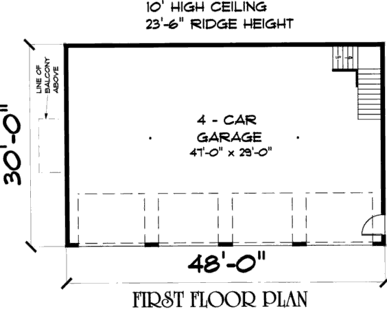main floor house blueprint