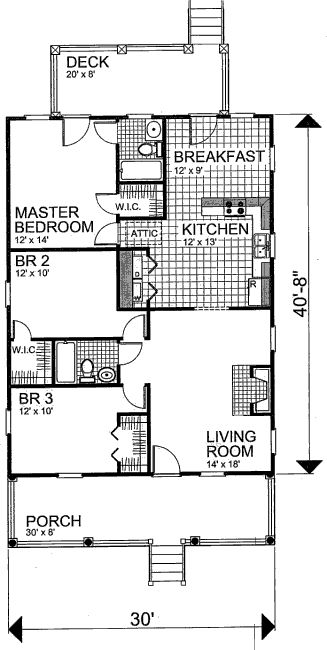 main floor house blueprint