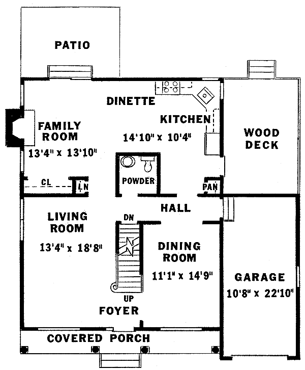 main floor house blueprint