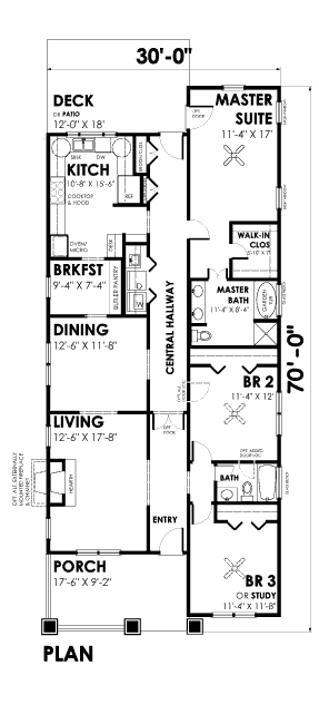 main floor house blueprint