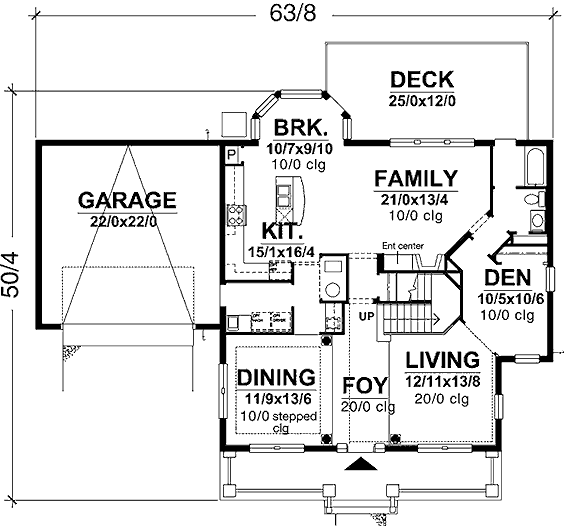 main floor house blueprint