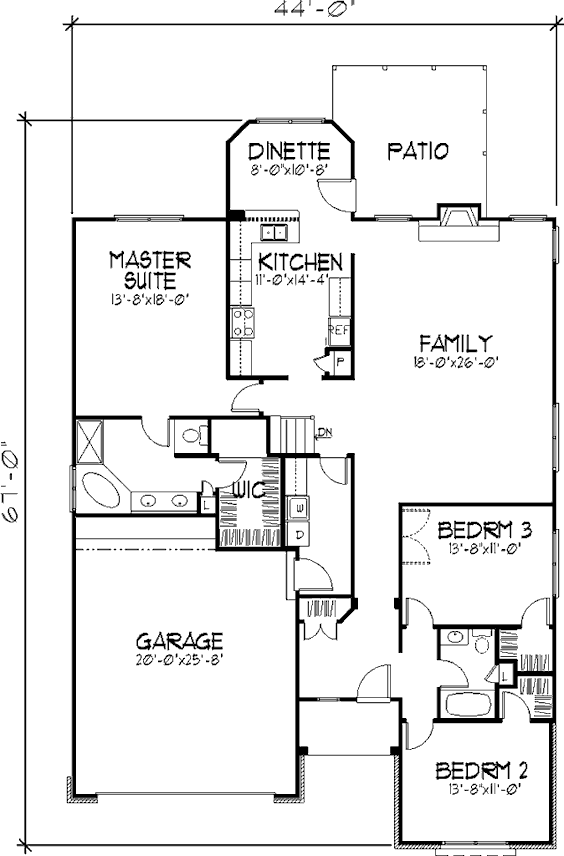 main floor house blueprint