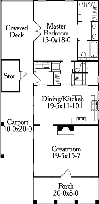 main floor house blueprint