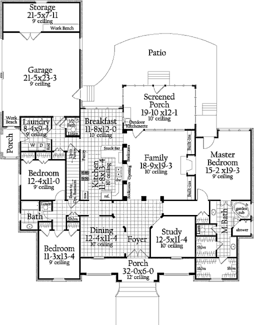 main floor house blueprint