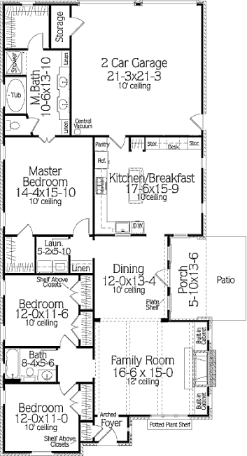 main floor house blueprint