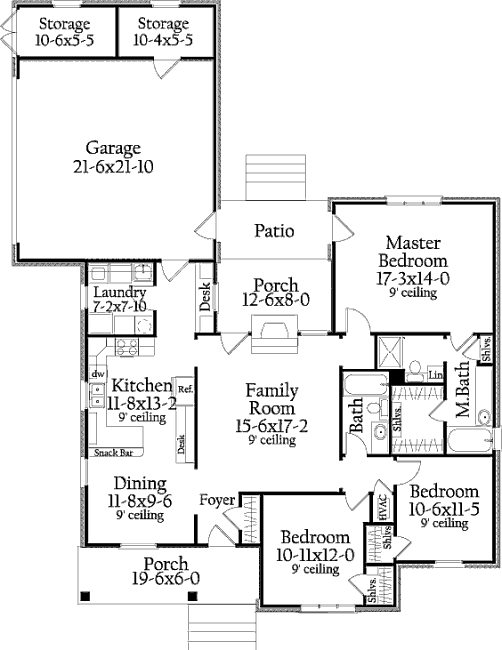 main floor house blueprint