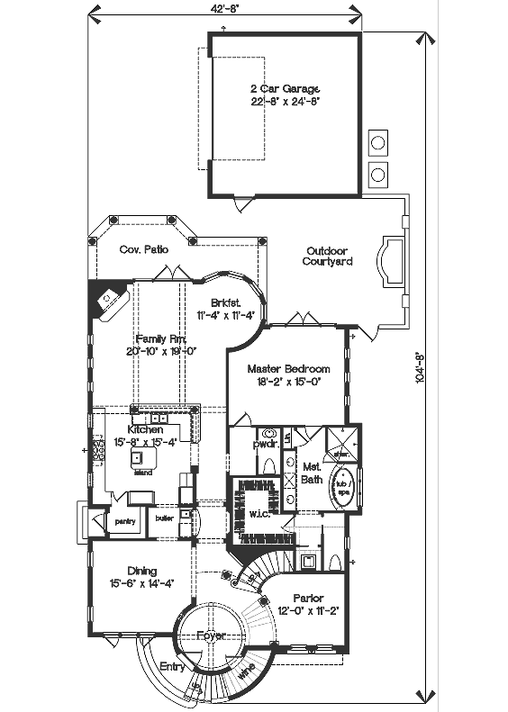 main floor house blueprint