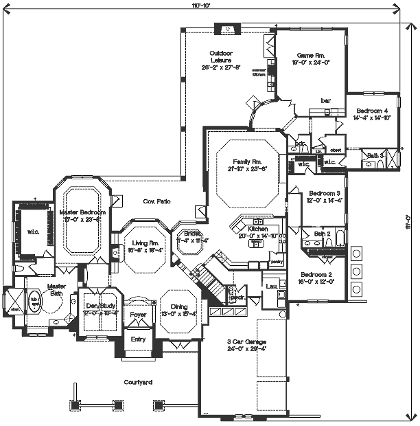 main floor house blueprint