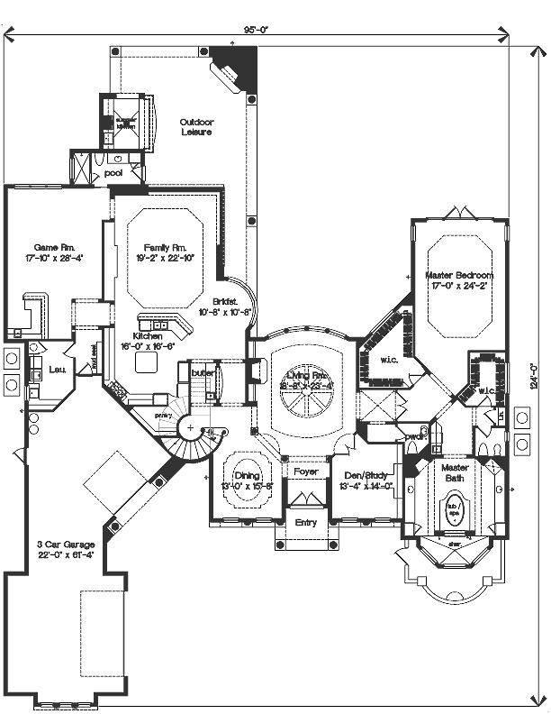 main floor house blueprint