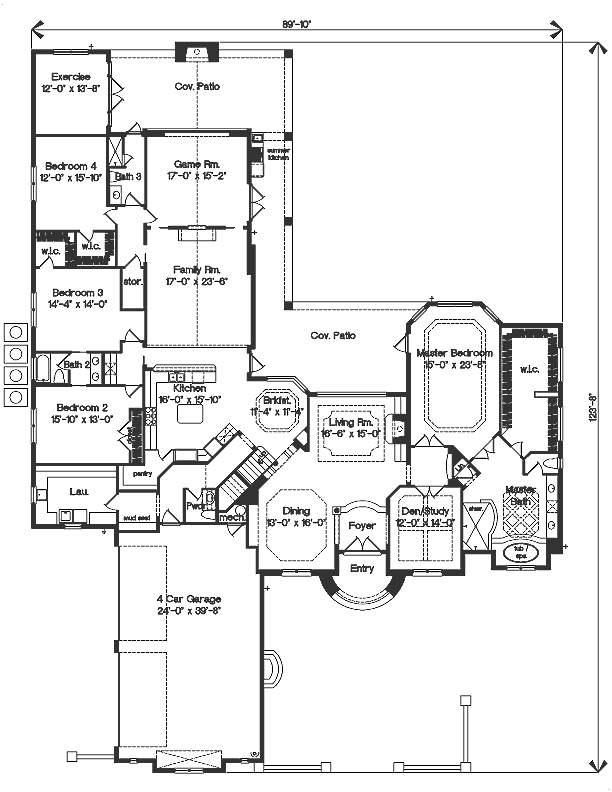 main floor house blueprint