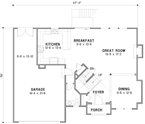 main floor house blueprint