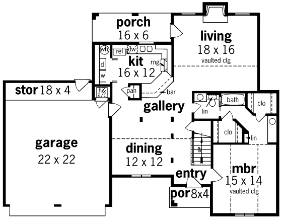 main floor house blueprint