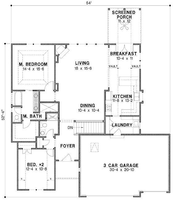 main floor house blueprint