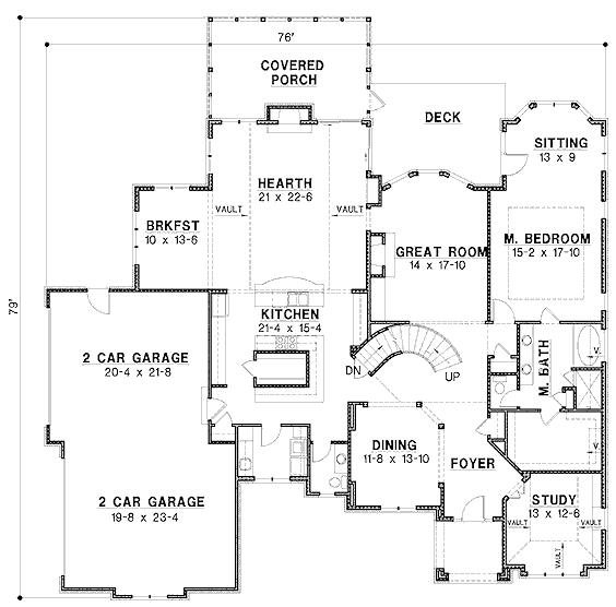 main floor house blueprint