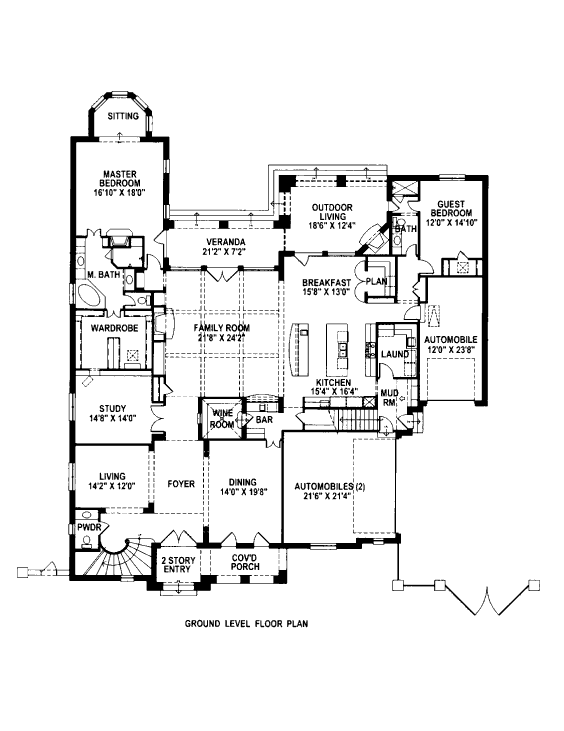 main floor house blueprint