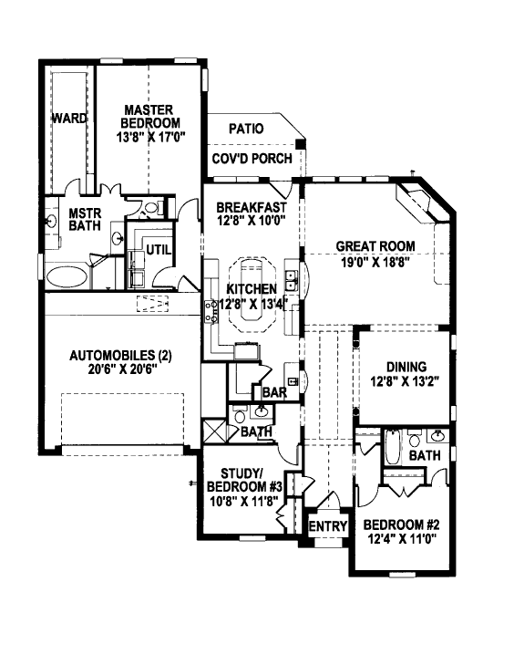 main floor house blueprint