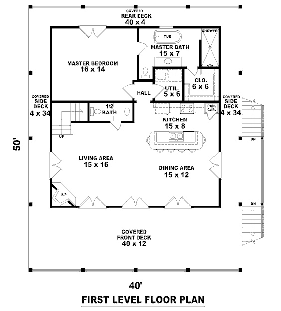 main floor house blueprint