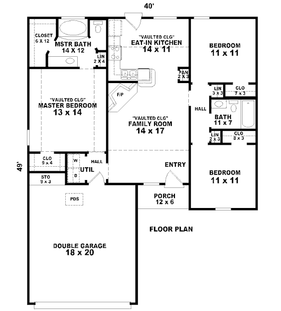 main floor house blueprint