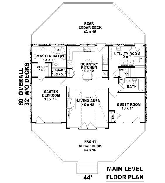 main floor house blueprint