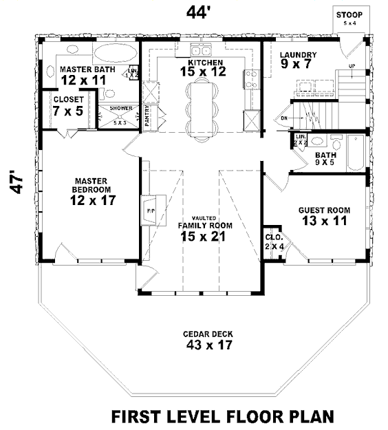 main floor house blueprint