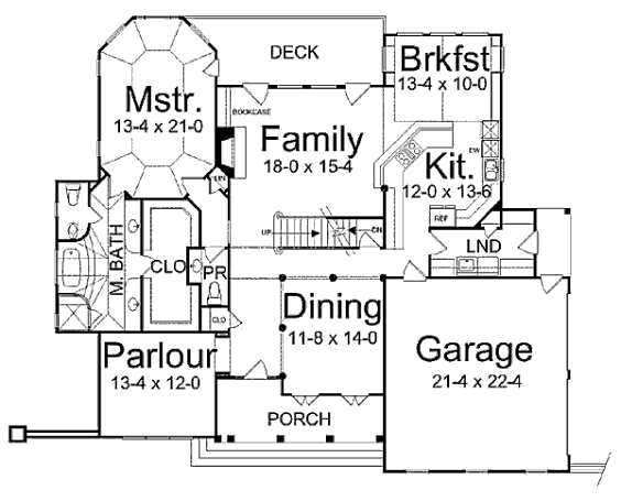 main floor house blueprint