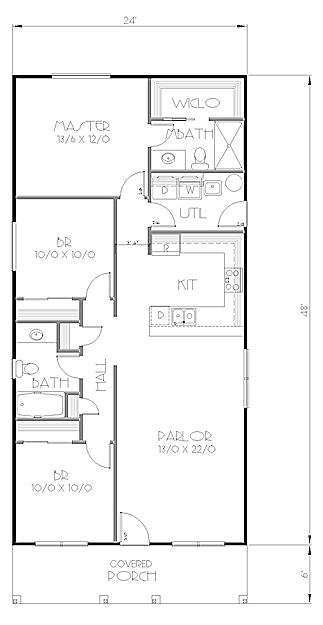 main floor house blueprint