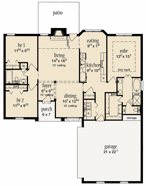 main floor house blueprint