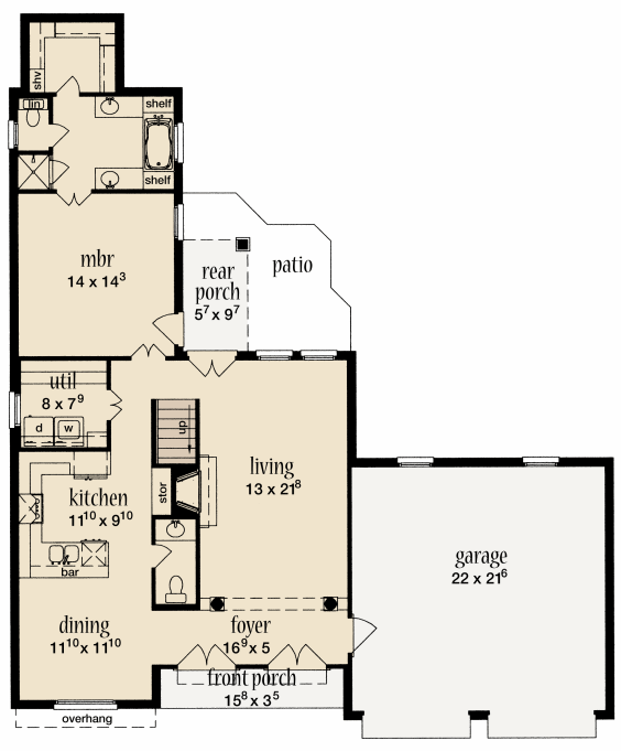 main floor house blueprint