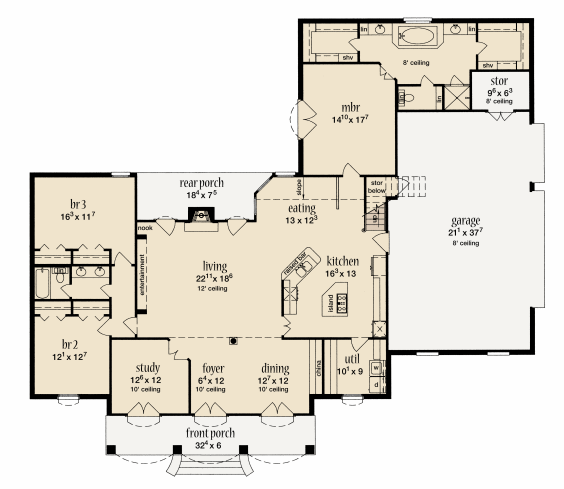 main floor house blueprint