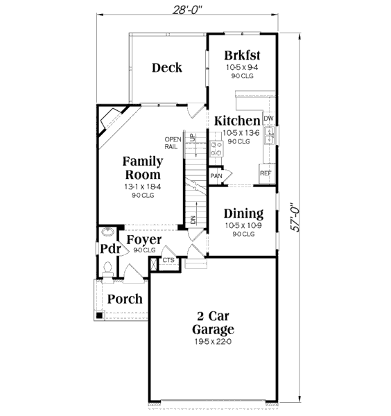 main floor house blueprint