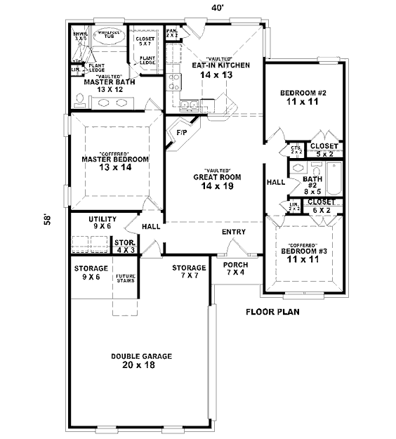 main floor house blueprint