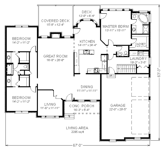 main floor house blueprint