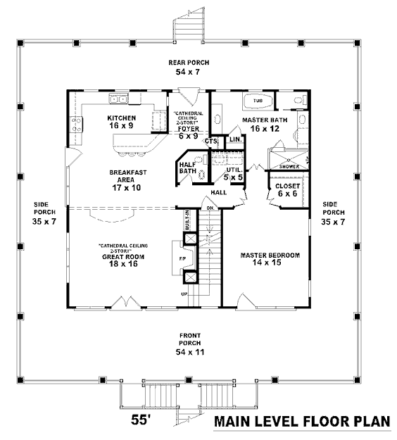 main floor house blueprint