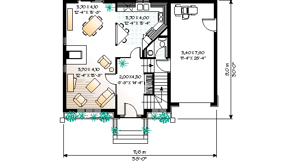 main floor house blueprint