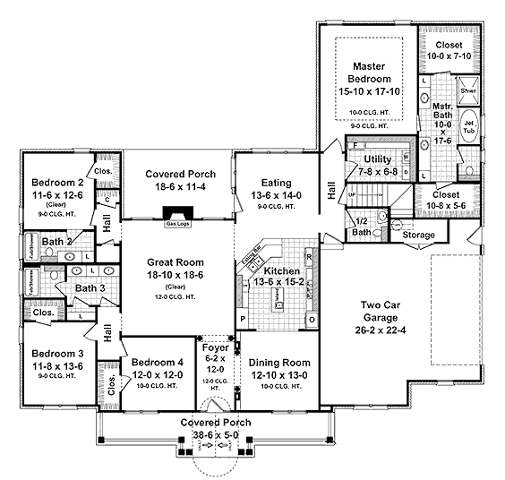 main floor house blueprint
