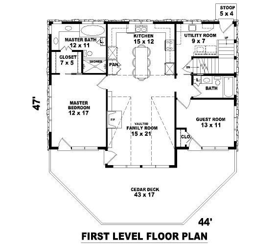 main floor house blueprint