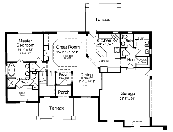 main floor house blueprint