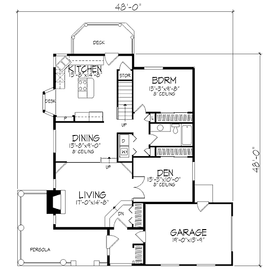 main floor house blueprint