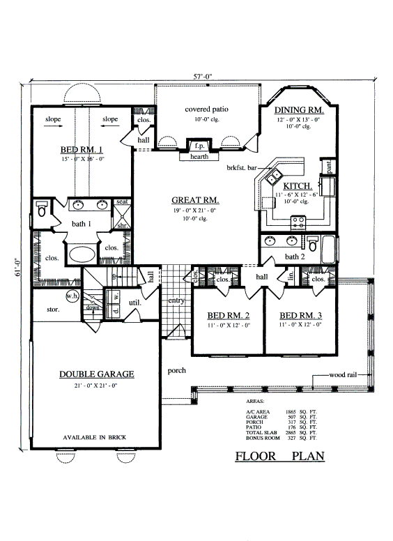 main floor house blueprint