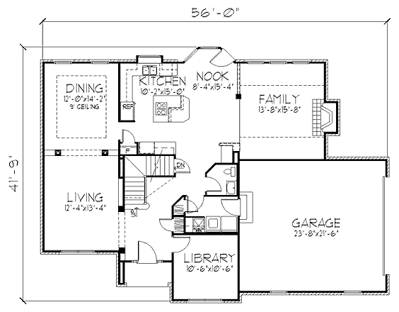 main floor house blueprint