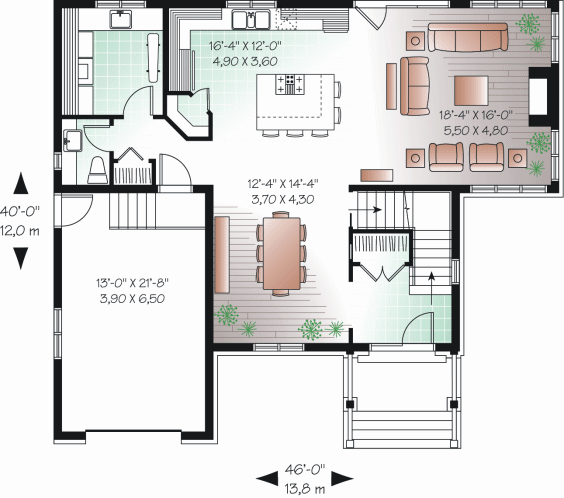 main floor house blueprint