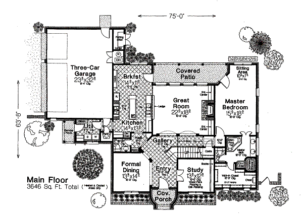 main floor house blueprint