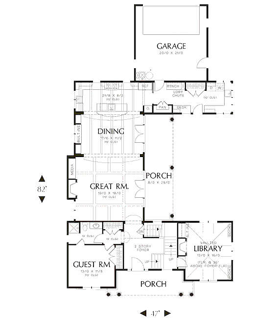 main floor house blueprint