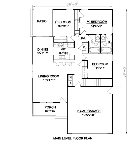 main floor house blueprint