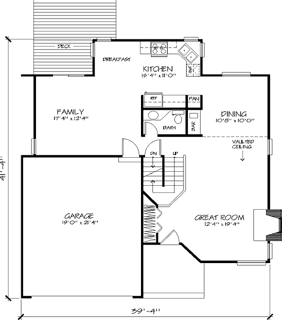 main floor house blueprint
