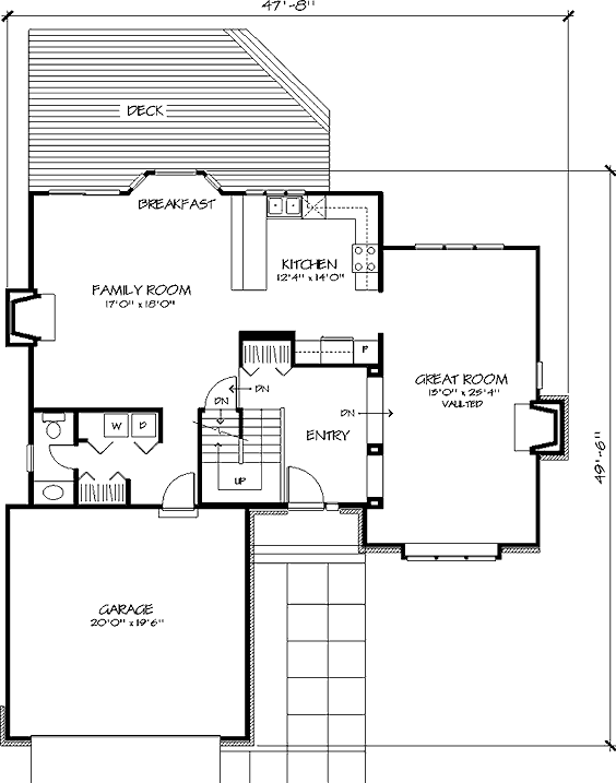 main floor house blueprint