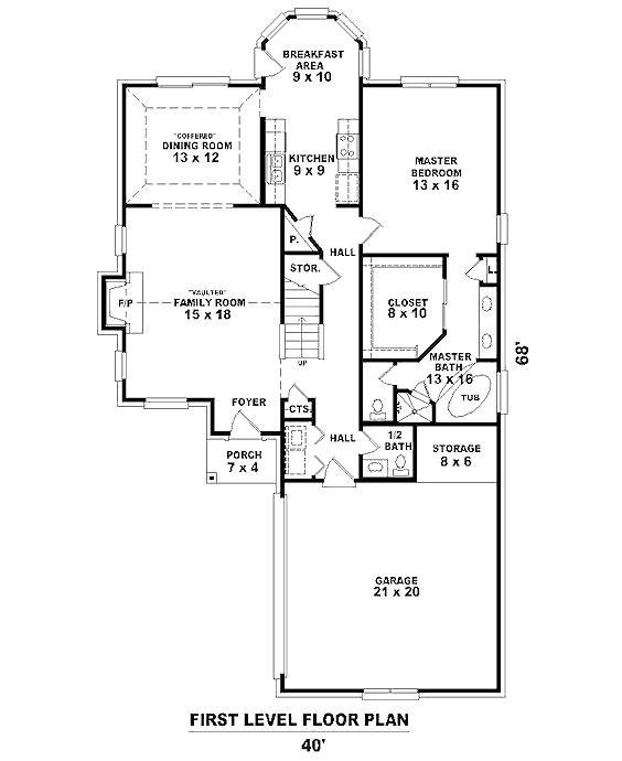 main floor house blueprint