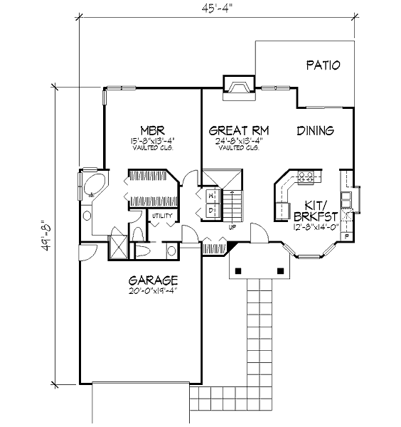 main floor house blueprint